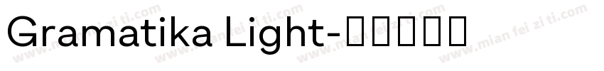 Gramatika Light字体转换